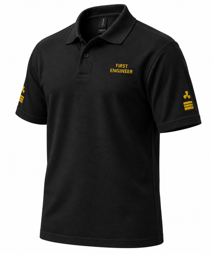 Super Yacht First Engineer Polo Shirt