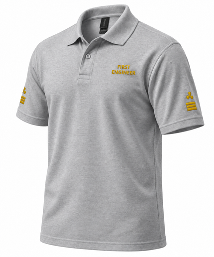 Super Yacht First Engineer Polo Shirt