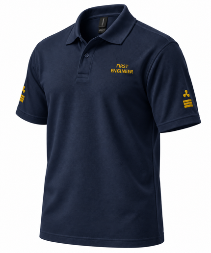 Super Yacht First Engineer Polo Shirt