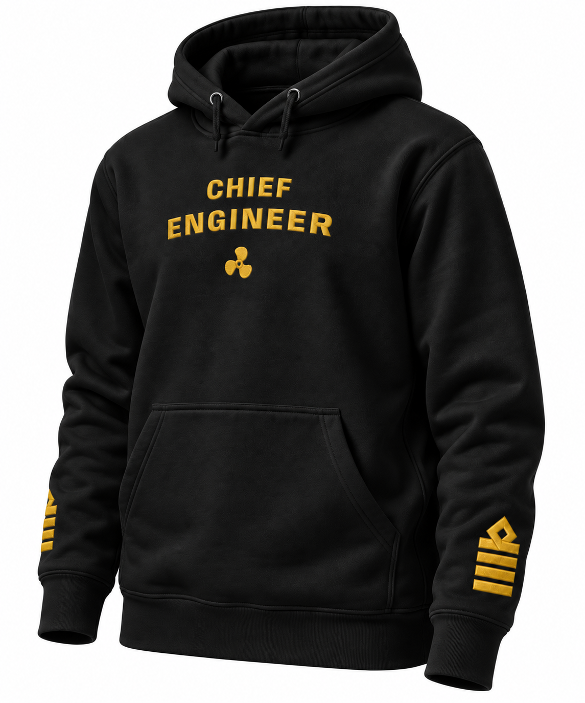 Chief Engineer Embroidered Uniform Hoodie