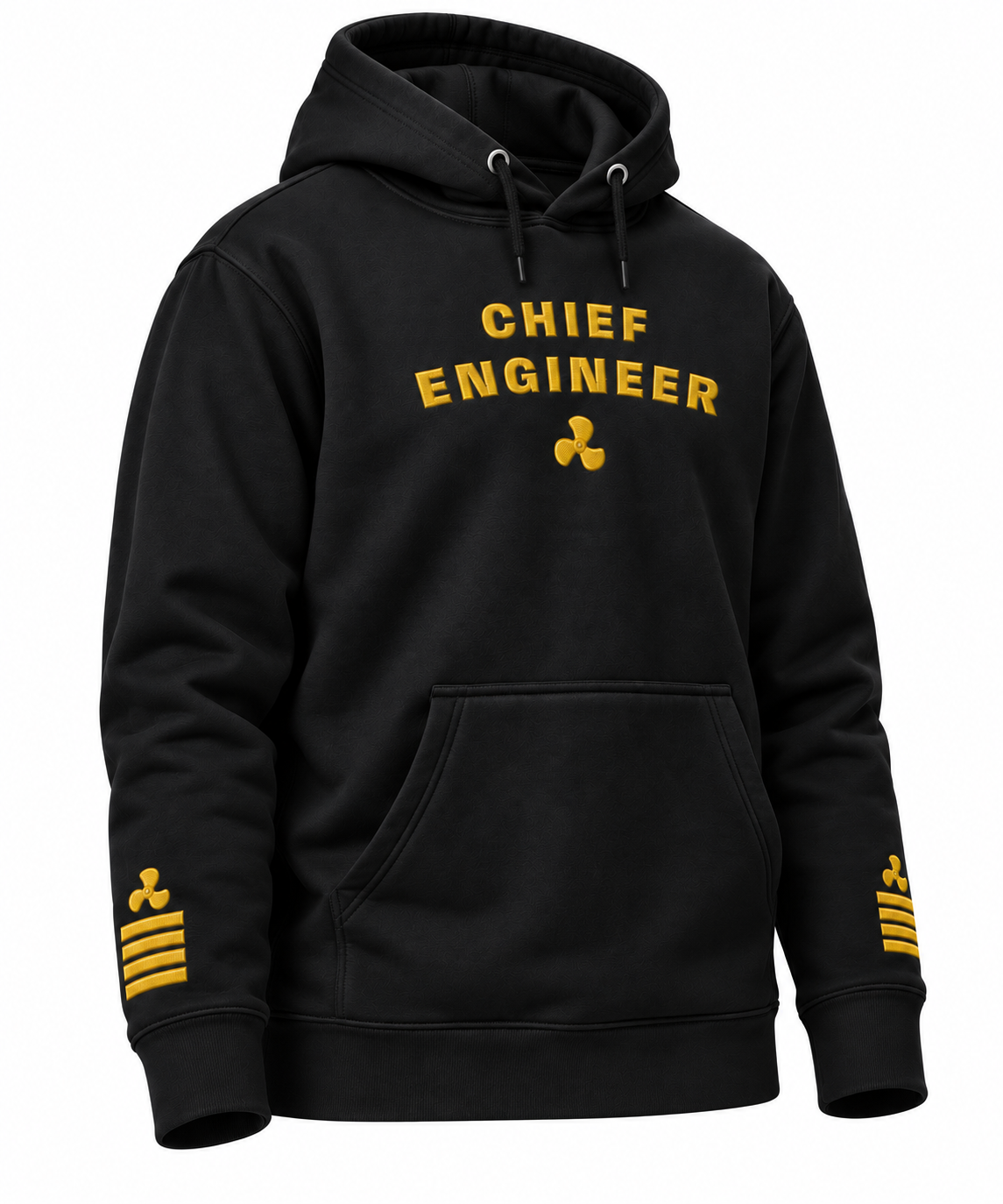 Chief Engineer Embroidered Uniform Hoodie