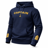 Captain Uniform Hoodie - Authentic Merchant Navy Ships Captain Embroidered Gear