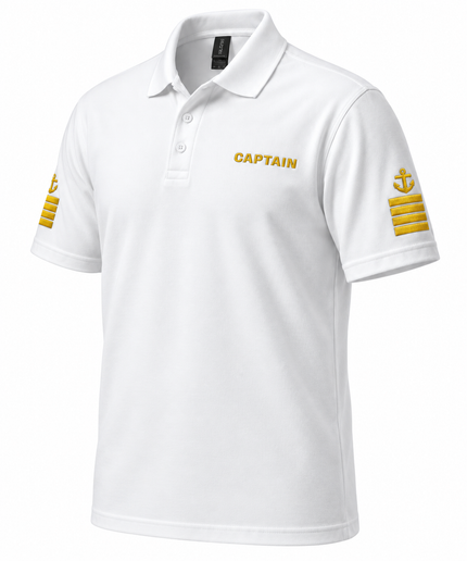 Super yacht Captain polo shirt