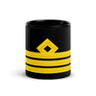 Chief Officer ceramic cup with epaulette design and colored handle