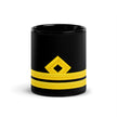 Second Officer ceramic cup with epaulette design and colored handle