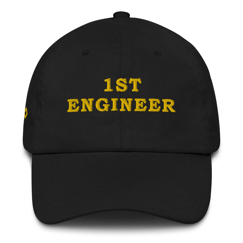 Hat with embroidery 1ST ENGINEER - IamSEAWOLF shop