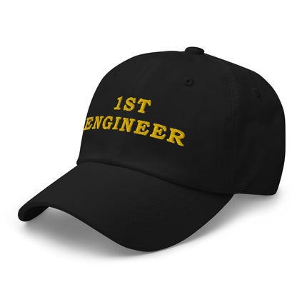 Hat with embroidery 1ST ENGINEER - IamSEAWOLF shop