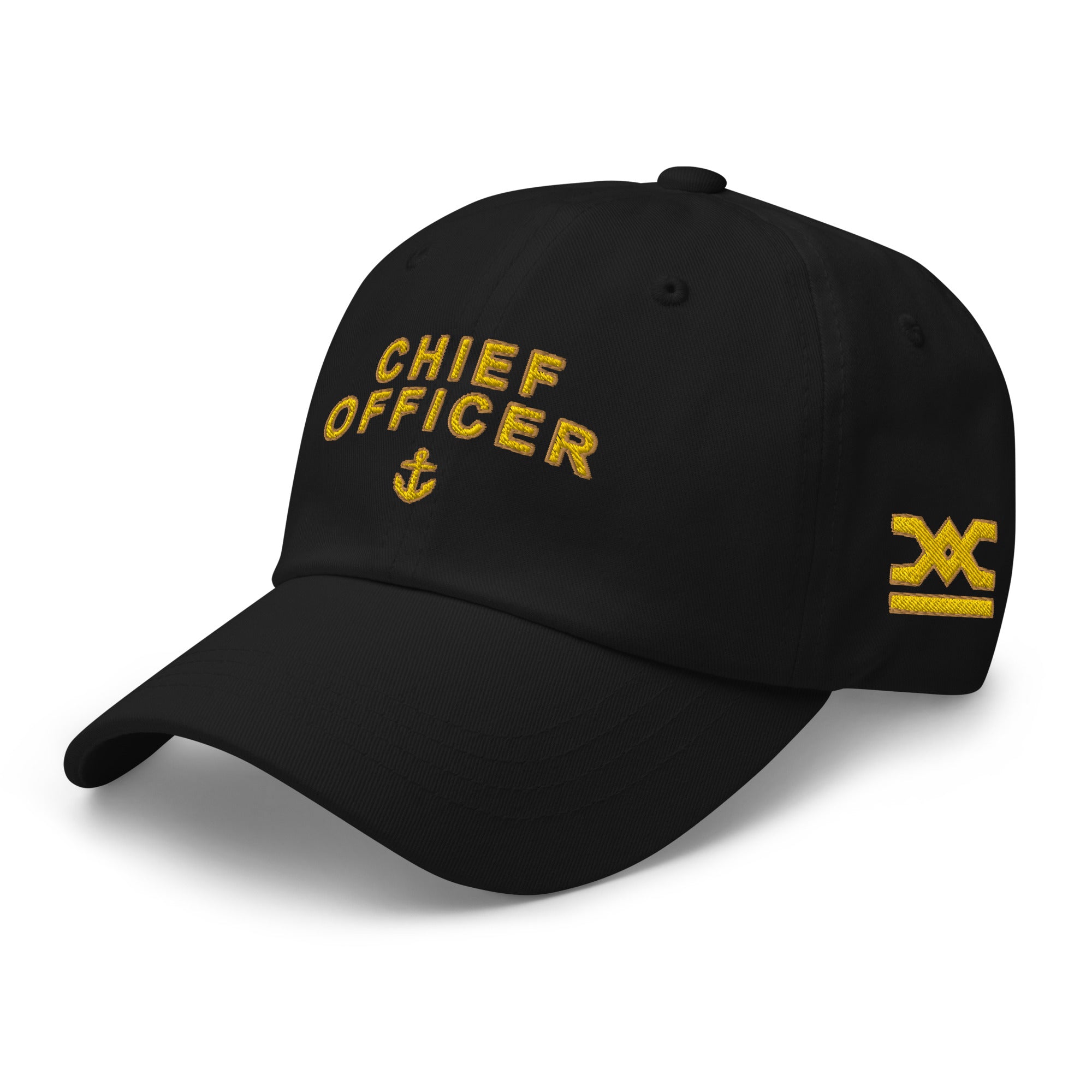 Chief Officer hat with embroidery (Choose epaulettes)