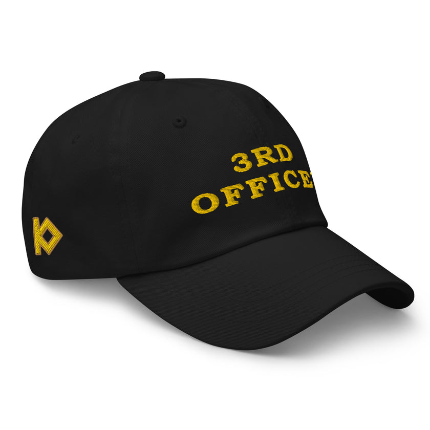 Third officer uniform hat with embroidery - IamSEAWOLF shop