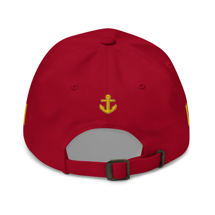 Must have hat with embroidery, Captain - IamSEAWOLF shop