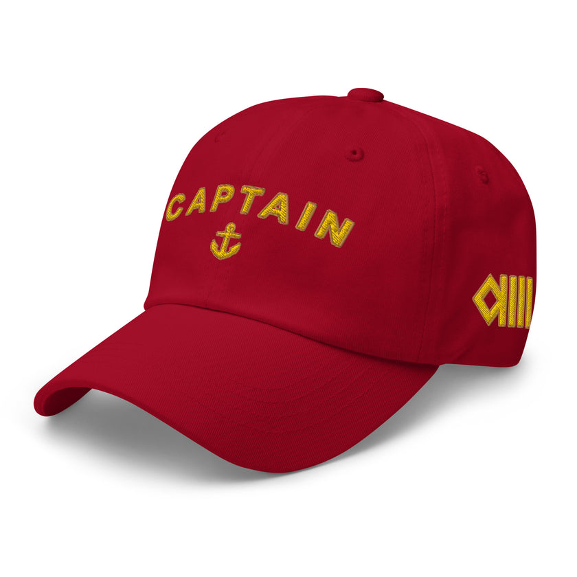 Must have hat with embroidery, Captain - IamSEAWOLF shop