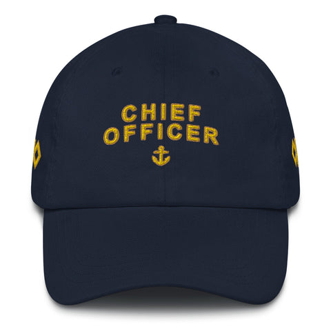 Chief Officer hat with embroidery (Rhombus epaulettes)