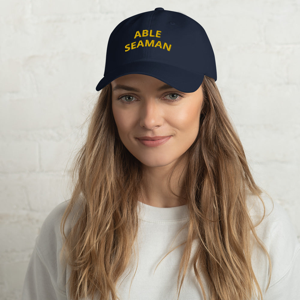 Hat with embroidery Able Seaman