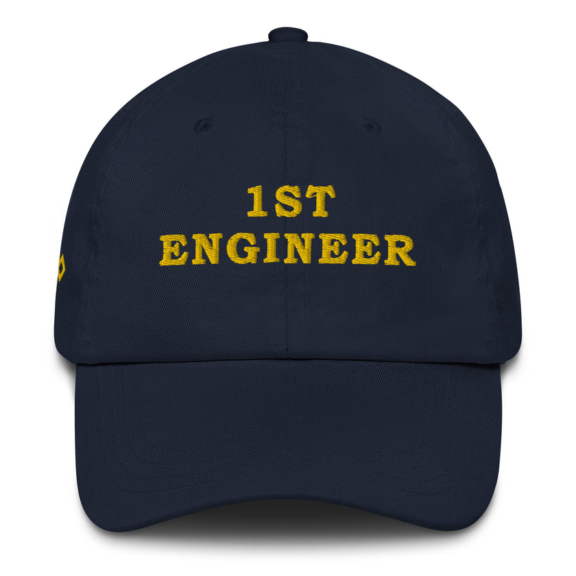 Hat with embroidery 1ST ENGINEER - IamSEAWOLF shop