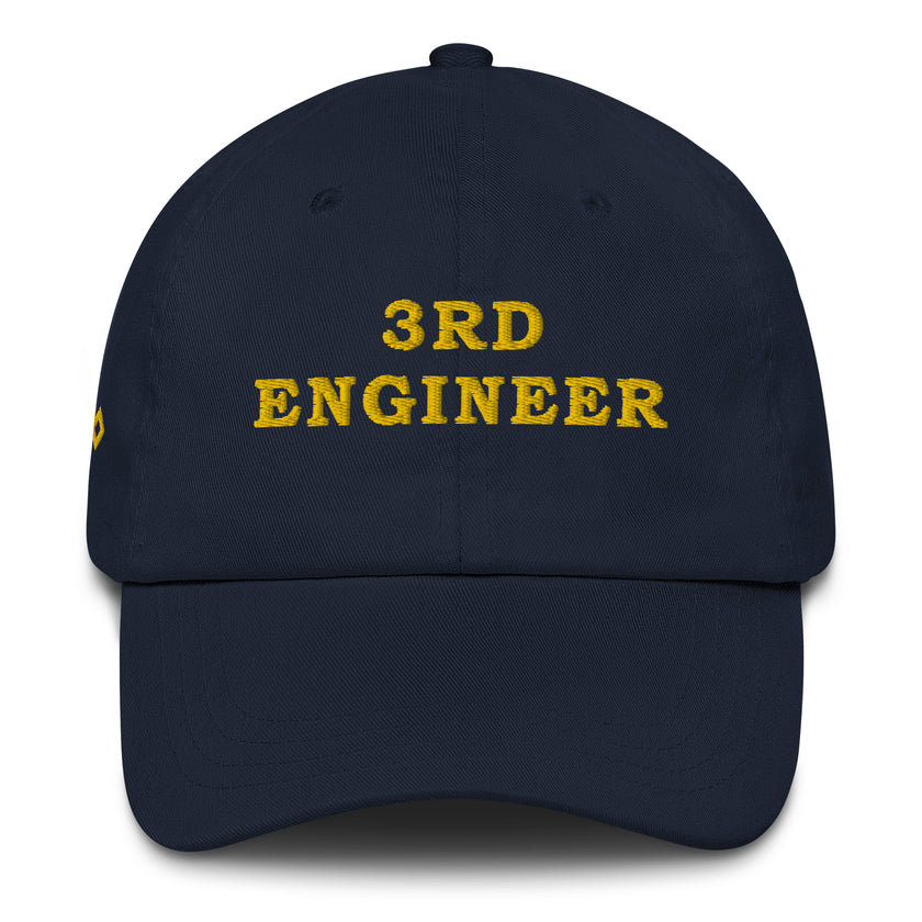 Hat with embroidery 3RD ENGINEER - IamSEAWOLF shop