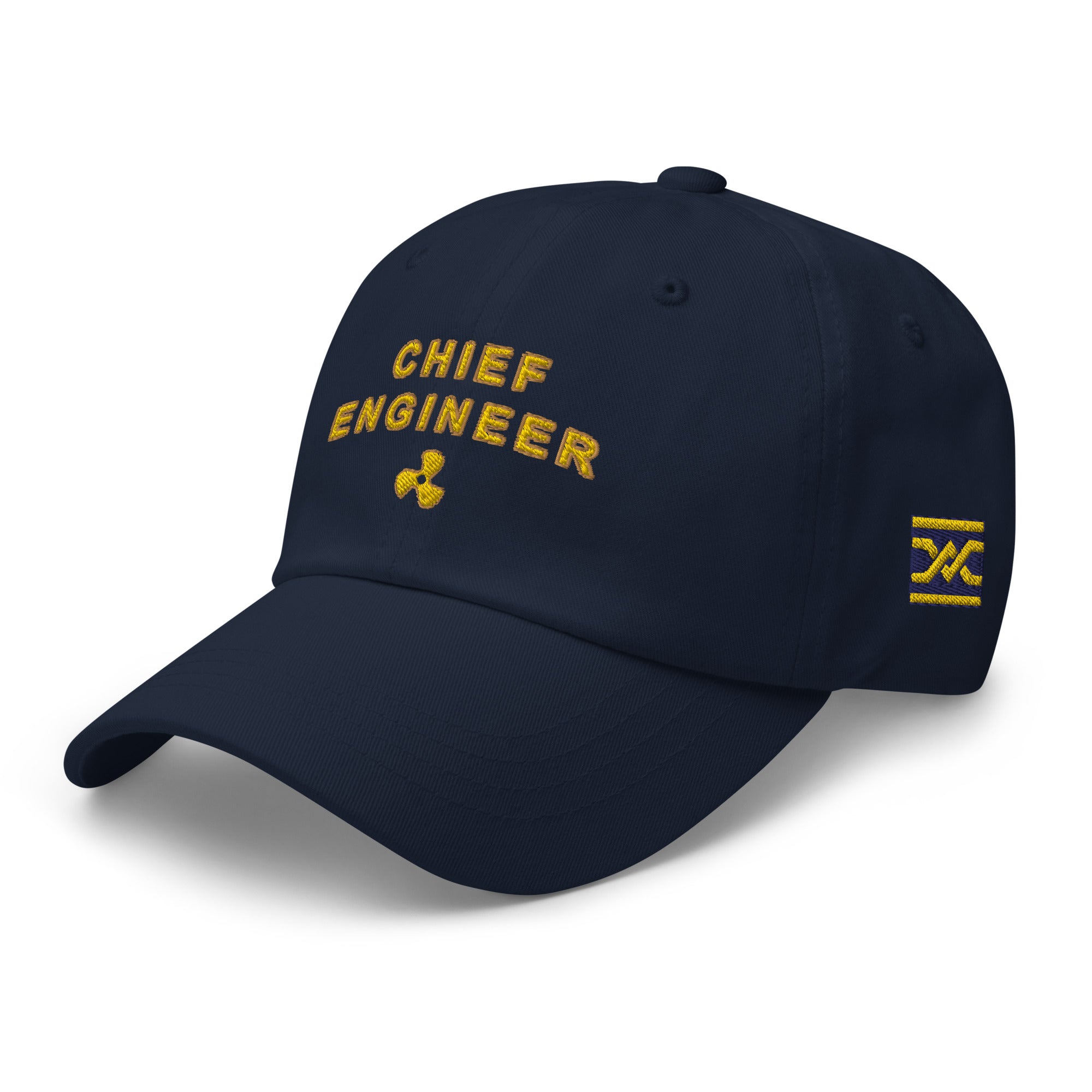 CHIEF ENGINEER hat with Embroidery (Choose epaulettes style)