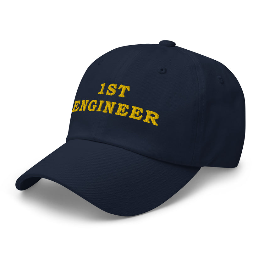 Hat with embroidery 1ST ENGINEER - IamSEAWOLF shop