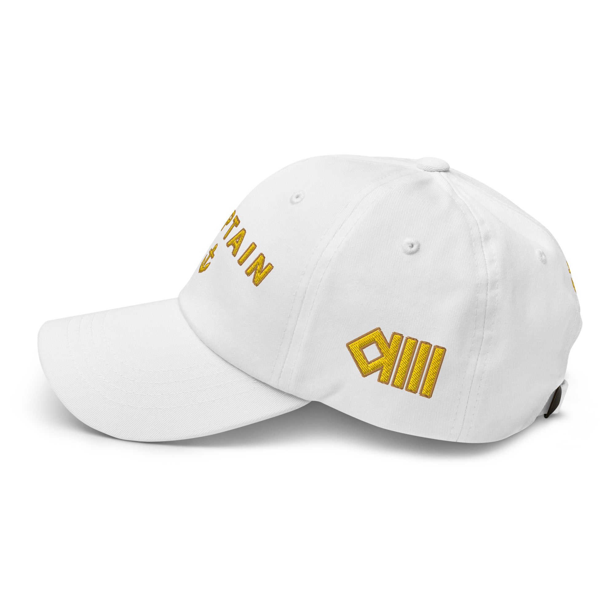 Must have hat with embroidery, Captain