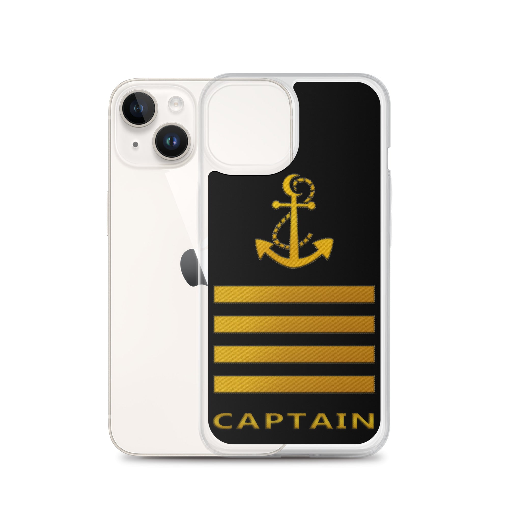 Iphone Case Captain Anchor and Stripes