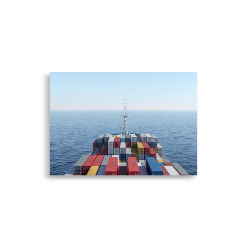 Poster Container ship bow - IamSEAWOLF shop