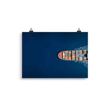 Poster Container vessel