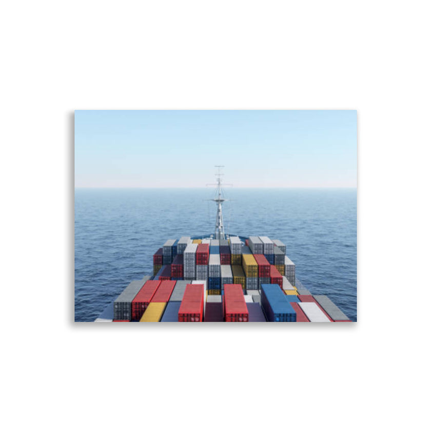 Poster Container ship bow - IamSEAWOLF shop