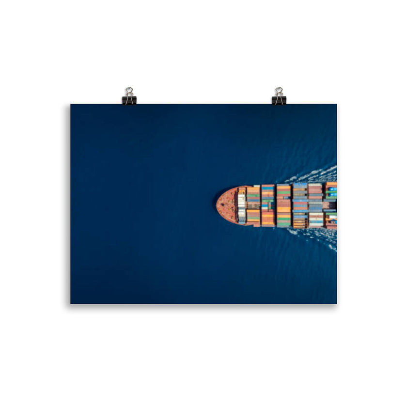 Poster Container vessel - IamSEAWOLF shop