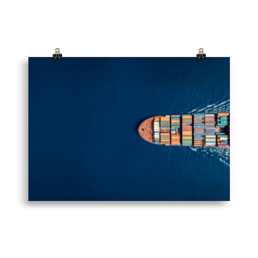 Poster Container vessel - IamSEAWOLF shop
