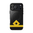 Third Officer iPhone case with epaulette design and dual-layer protection