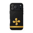 Merchant navy iPhone case with propeller and one stripe design