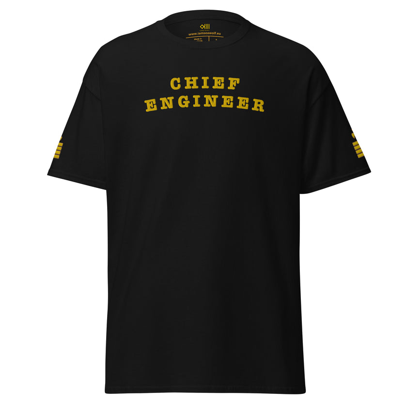 Chief Engineer uniform t-shirt with embroidery. - IamSEAWOLF shop