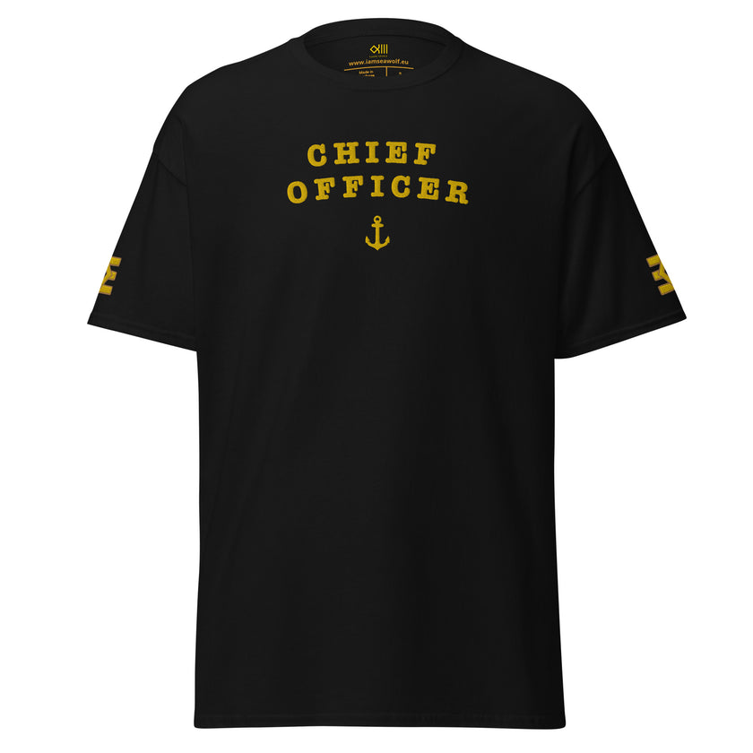 Chief Officer uniform t-shirt.