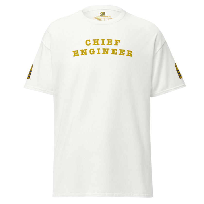 Chief Engineer uniform t-shirt with embroidery. - IamSEAWOLF shop