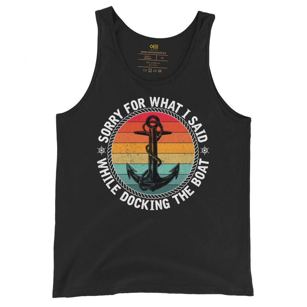 Men's Tank top Boat parking - IamSEAWOLF shop