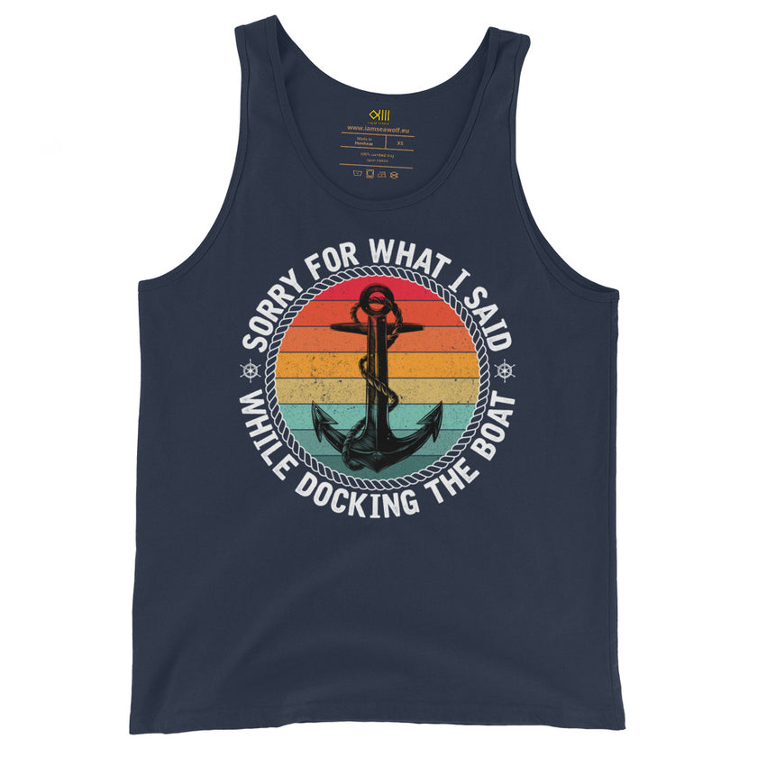 Men's Tank top Boat parking - IamSEAWOLF shop