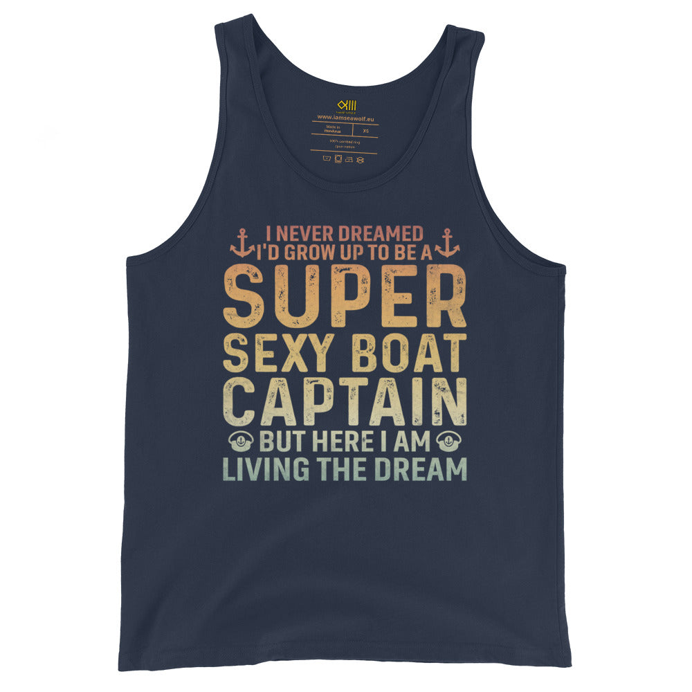 Tank Top Super sexy boat Captain - IamSEAWOLF shop
