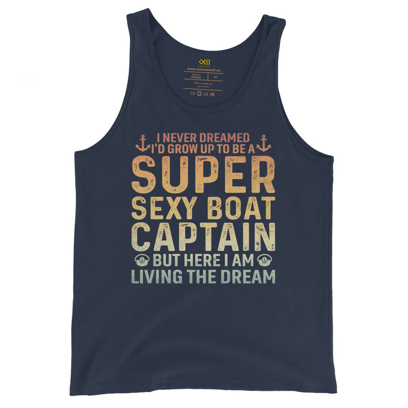 Tank Top Super sexy boat Captain - IamSEAWOLF shop