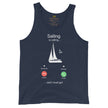 Men's Tank Top sailing is calling