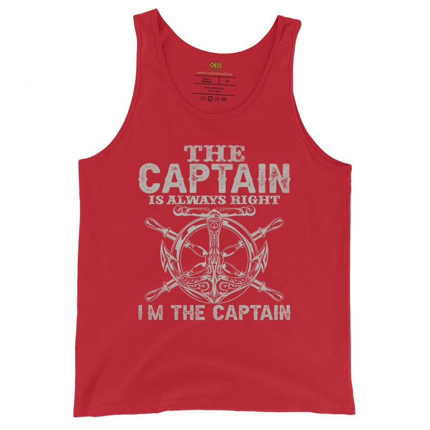 Men's Tank Top Captain alweys right - IamSEAWOLF shop