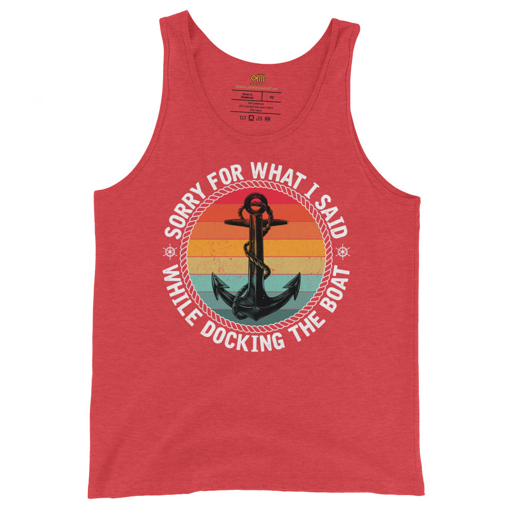 Men's Tank top Boat parking - IamSEAWOLF shop