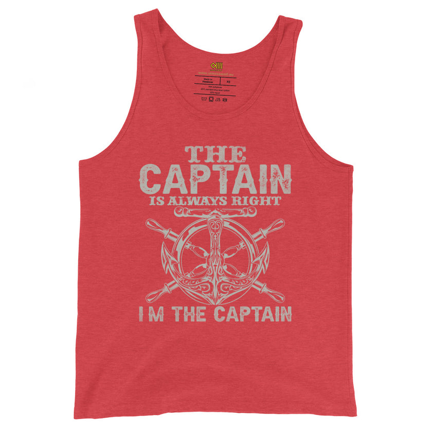 Men's Tank Top Captain alweys right - IamSEAWOLF shop