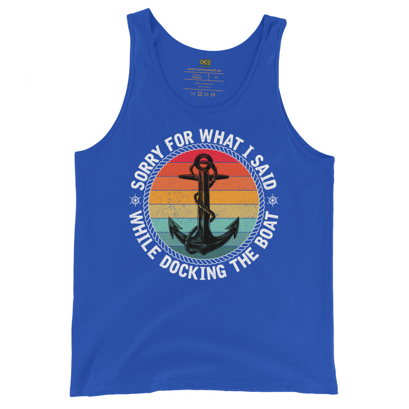 Men's Tank top Boat parking - IamSEAWOLF shop