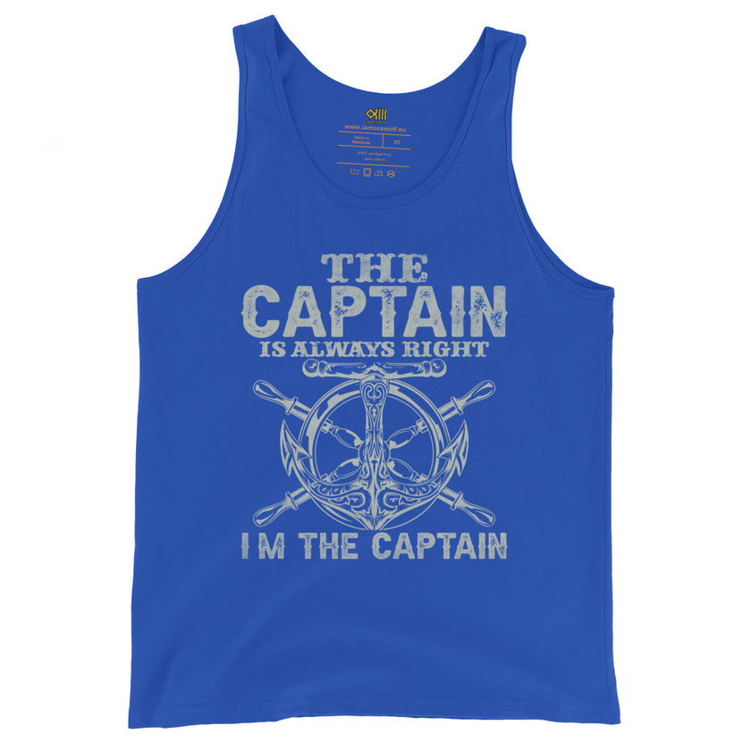 Men's Tank Top Captain alweys right - IamSEAWOLF shop