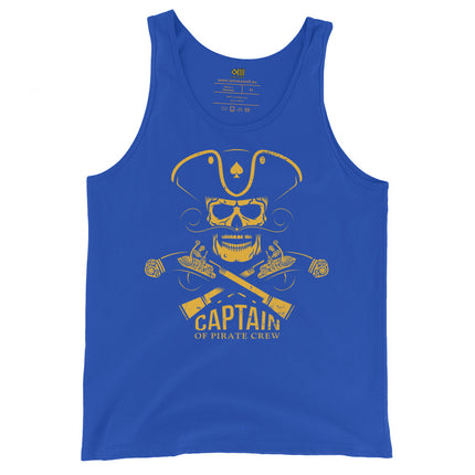 Men's Tank Top Captain of pirates crew - IamSEAWOLF shop
