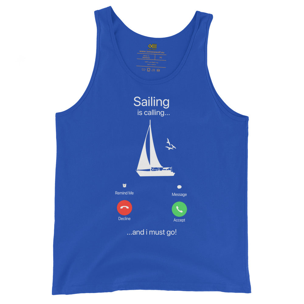 Men's Tank Top sailing is calling - IamSEAWOLF shop