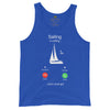 Men's Tank Top sailing is calling