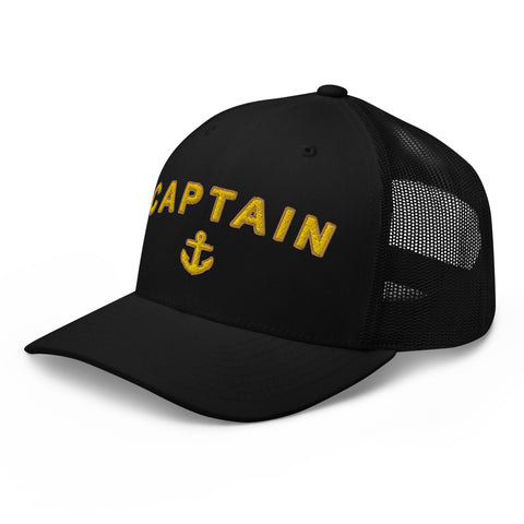 Trucker Cap with embroidery CAPTAIN