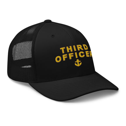 Trucker Cap mit Stickerei THIRD OFFICER