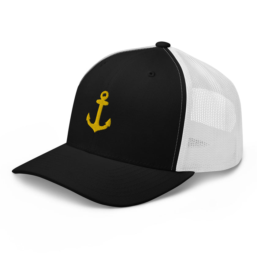 Trucker Cap with Anchor - IamSEAWOLF shop
