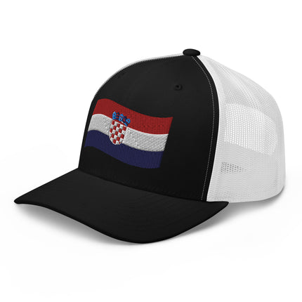 Trucker Cap with flag of Croatia - IamSEAWOLF shop